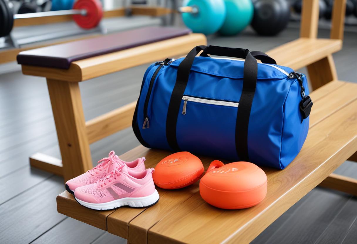 Hitta din perfekta gymväska för träningen och stilen illustration