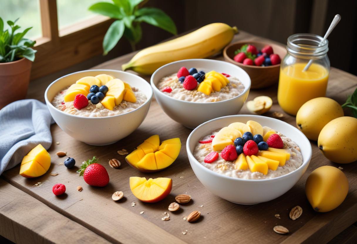 Enkel och god overnight oats recept för varje frukostälskare illustration