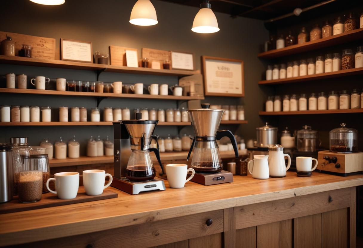 Koffeinfritt kaffe illustration