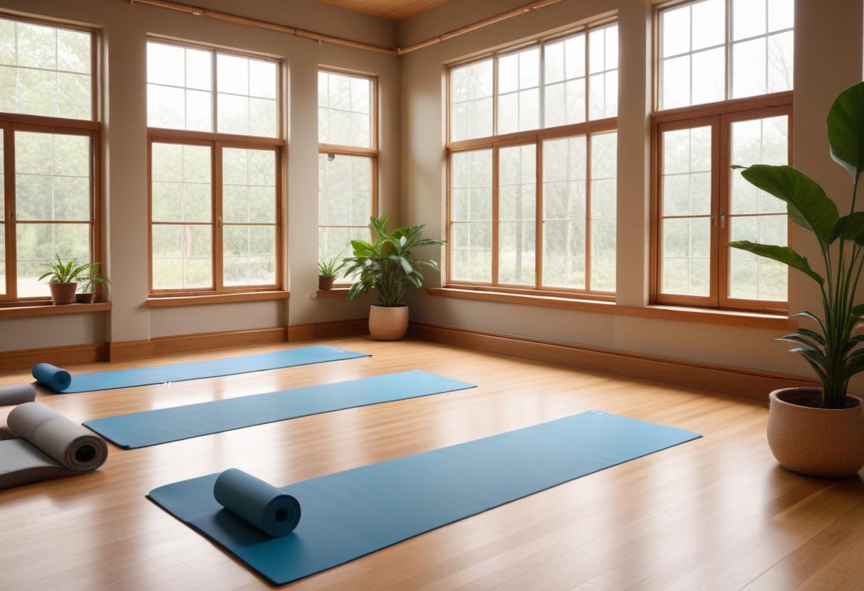 Hitta din perfekta yoga matta för en härlig träning illustration