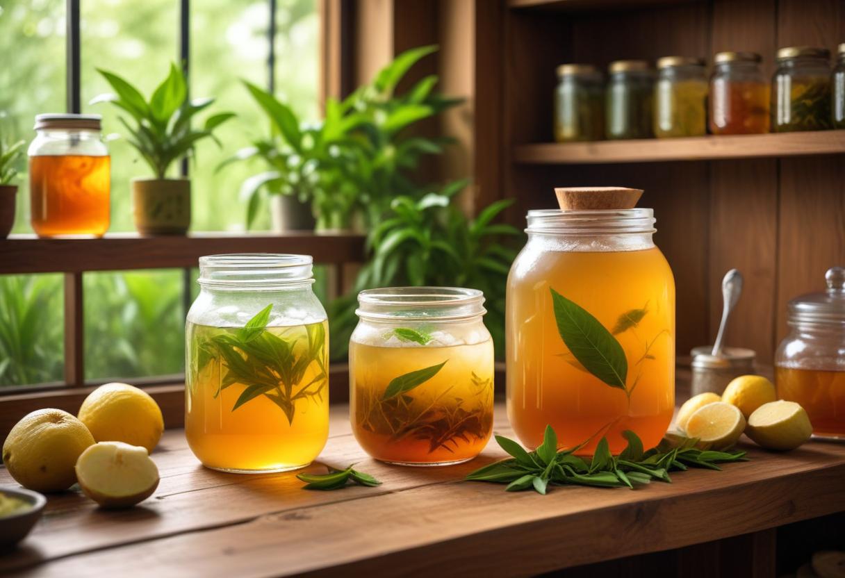 Kombucha illustration