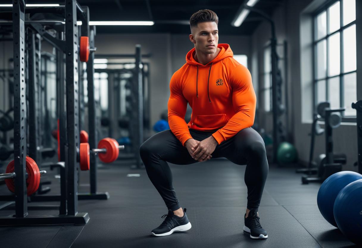 Coola gymkläder för herrar att träna med stil illustration